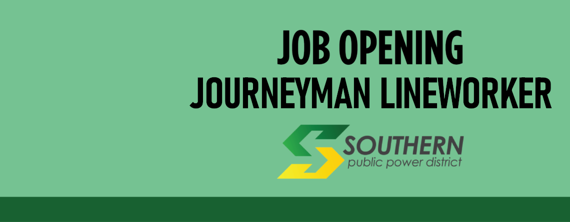 Job Opening: Journeyman Lineman